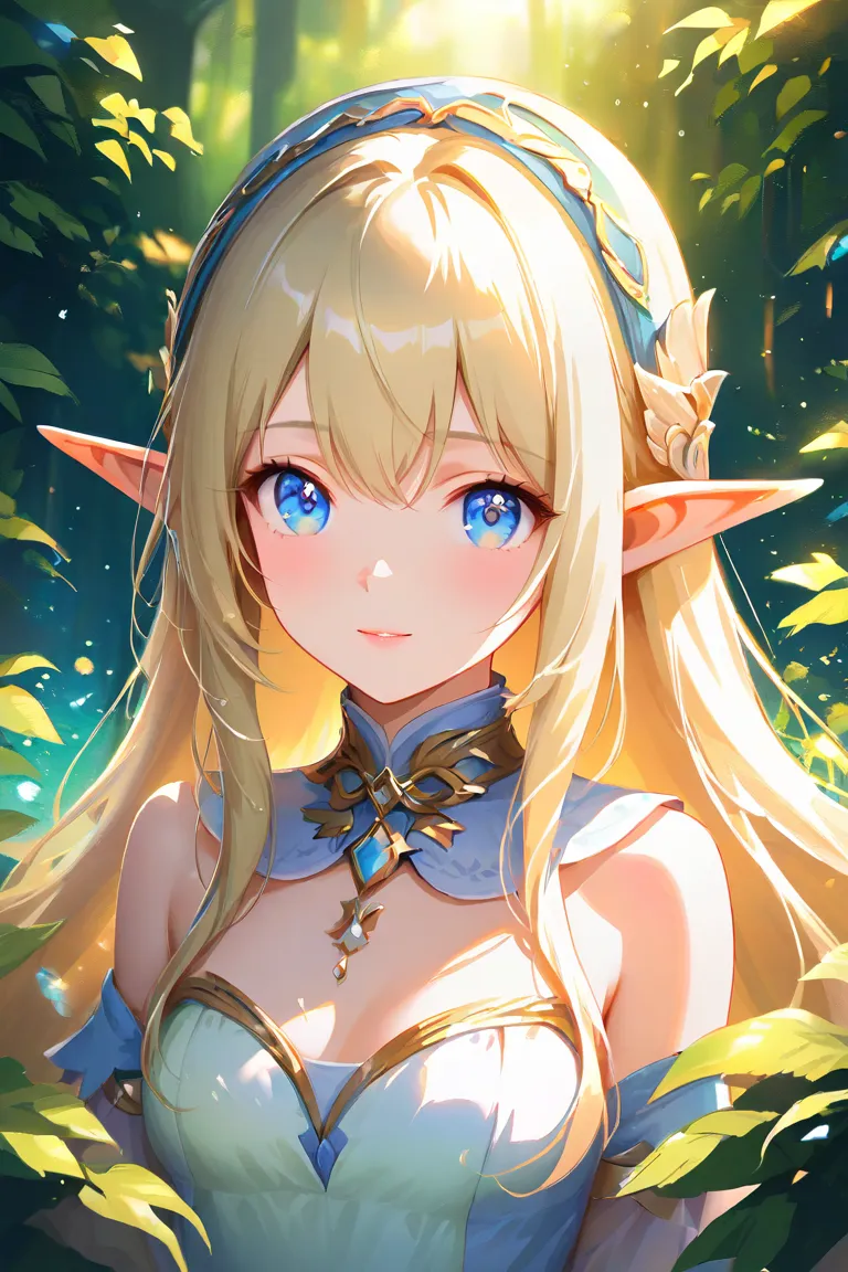 blond hair,long hair,young girl,blue eyes,fine,elf,Lewd,vagina,semen,nude,cute