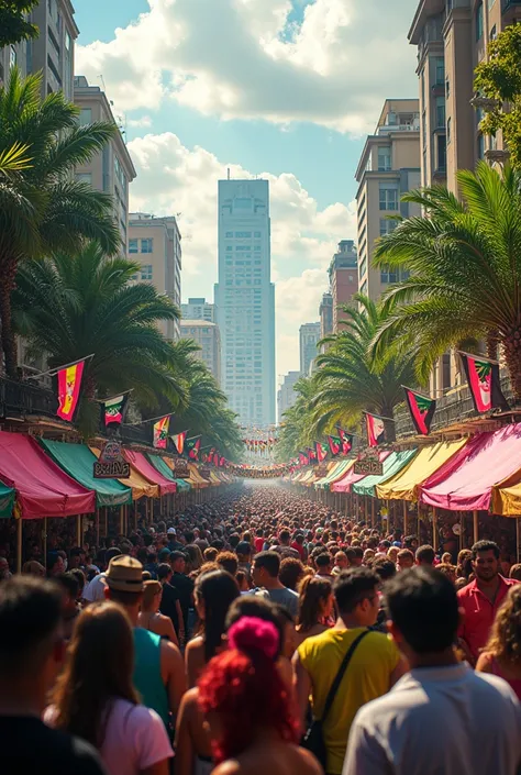 Bogota Cannabis Festival - In Green and Pink colors 