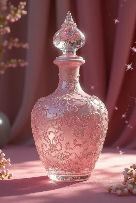 Want the bottle to be pink like close to Miss Laverne I want it to look luxurious, and if it’s possible, I want it to be like extra, luxurious from the Victorian century