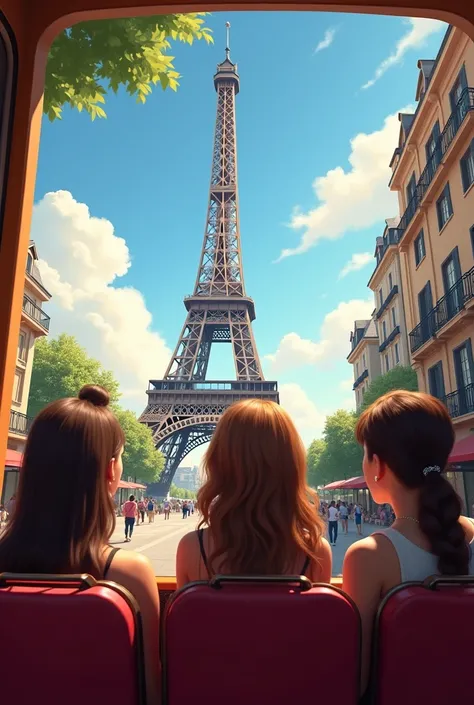 Gia is on a tourist bus in France with her friends. From her position, she sees the top of the Eiffel tower at an angle of 36°. The Eiffel tower is 986ft tall.