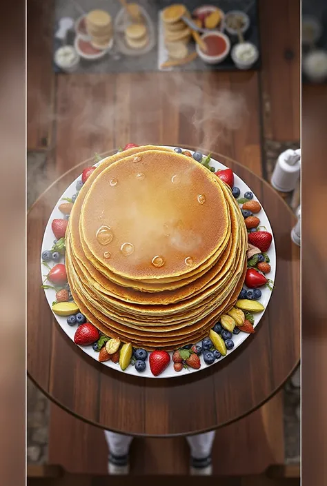 Make pancakes larger in diameter