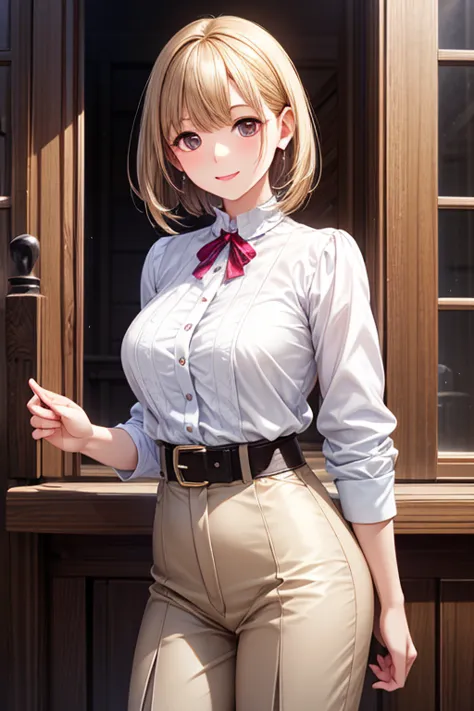  anegasaki nene, shiny brown short hair, beautiful brown eyes, smiling face, sparkling pup ils, (fine grain), highly detailed eyes, highly detailed face, highly detailed eyes,, (masterpiece:1.2, best quality), ((only1 girl)), cowboy shot,cowboy shot,, 


(...