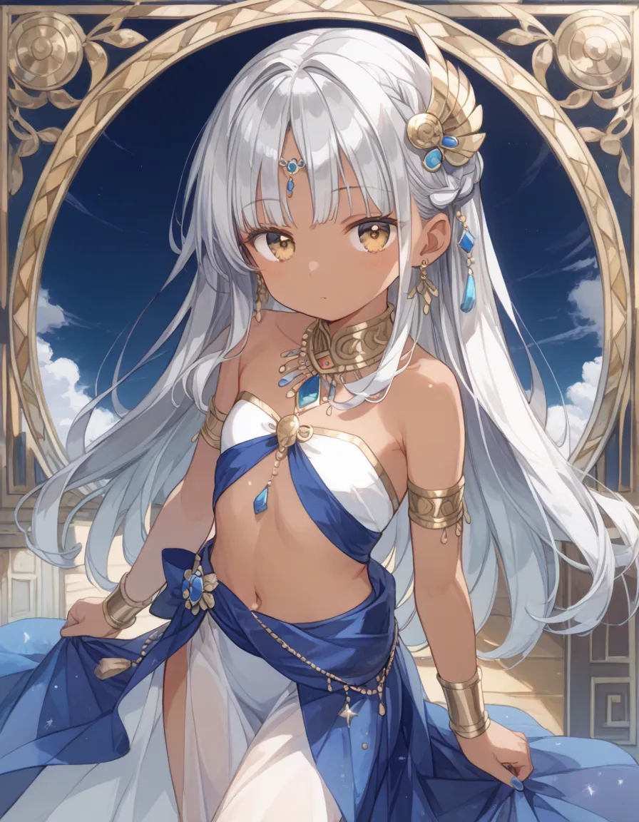 (( top quality)), (( Masterpiece)), (wistful), (Details), (dark skin), perfect anatomy,VERY DETAILS TOP QUALITY ,  super fine, 16k, is unbelievably ridiculous, 非常に Details, ( expressionless), beautiful girl with high fashion, kind charming Chinese beautifu...