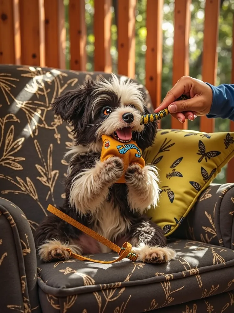 A dog and a corduroy Miguel