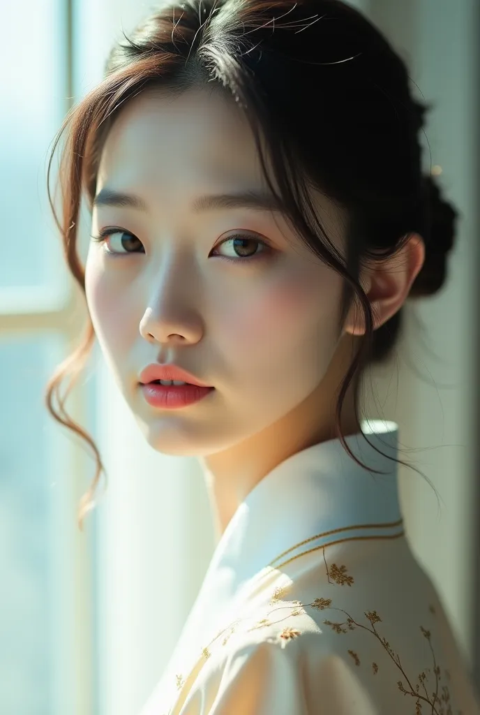 Create realistic image of a Korean photo style