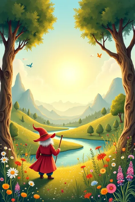 Story book background for s