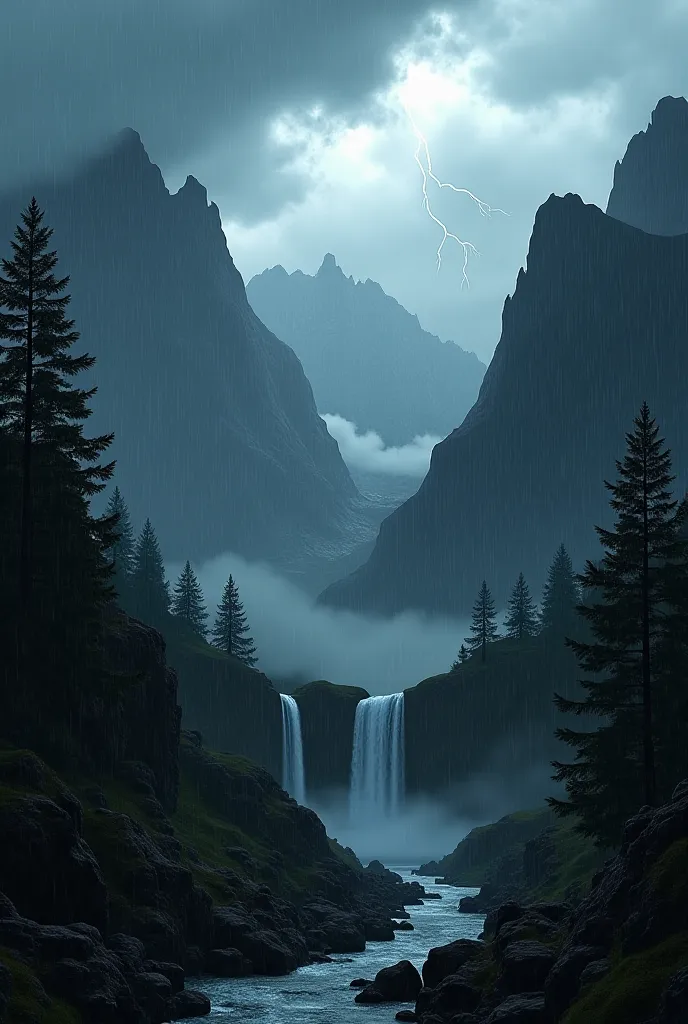 Have a rainy night in the mountains 