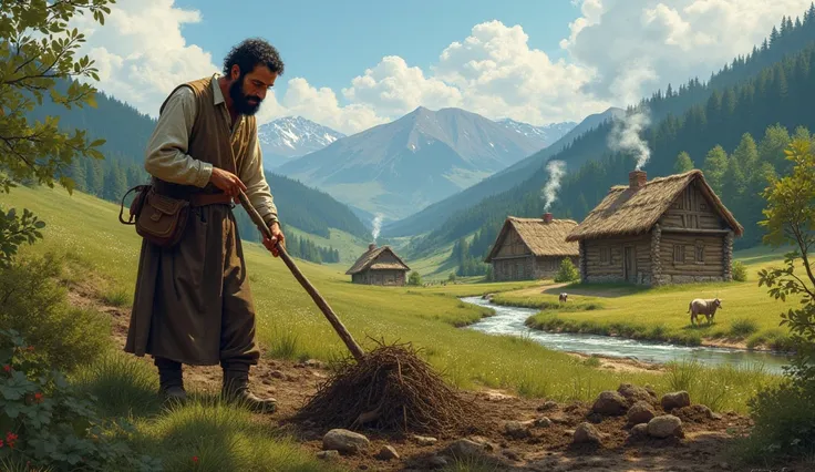 Ion, a 40-year-old man with black hair, has always been a simple man, a peasant dedicated to his land. He lived in a small isolated village in the mountains of Romania.