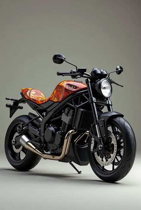 I want the upholstery to be the same as the attached motorcycle