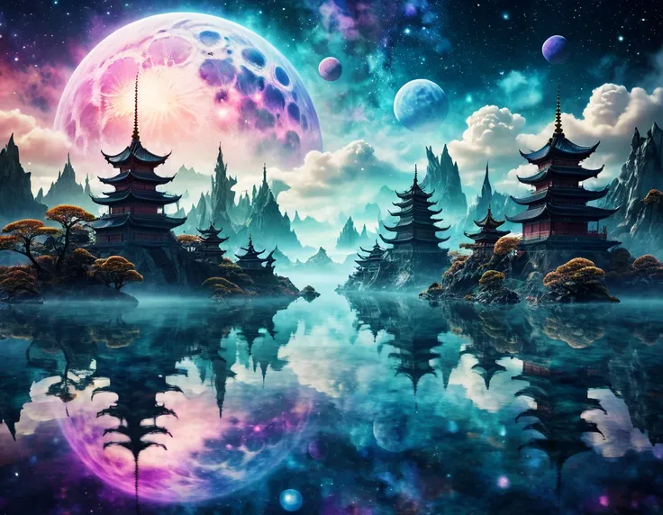 mystical otherworldly background