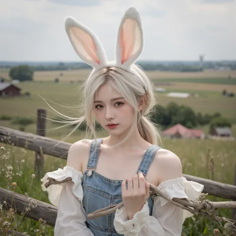 (American Midwest)native bunny girl