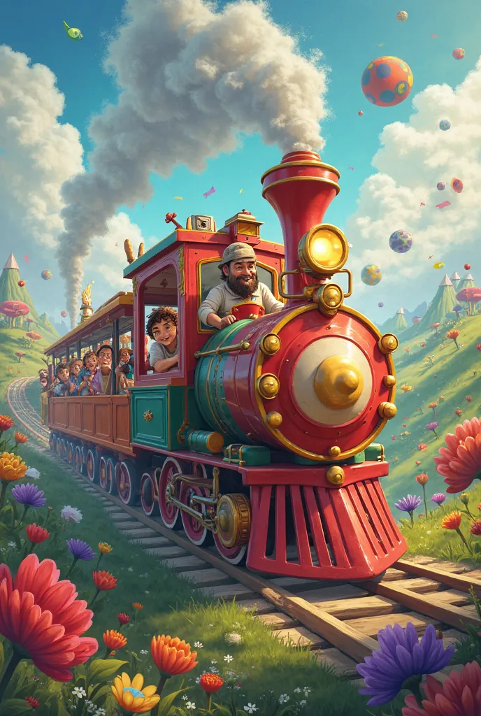 An image with the phrase Train of Joy