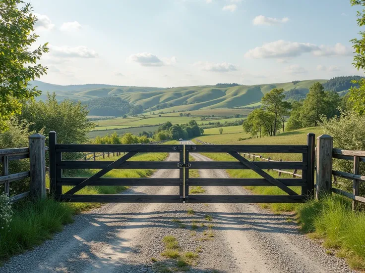 realism, sliding gates, plot with sliding gates, gate automation, countryside
gate automation is clearly visible. sliding gates, that roll back along the fence