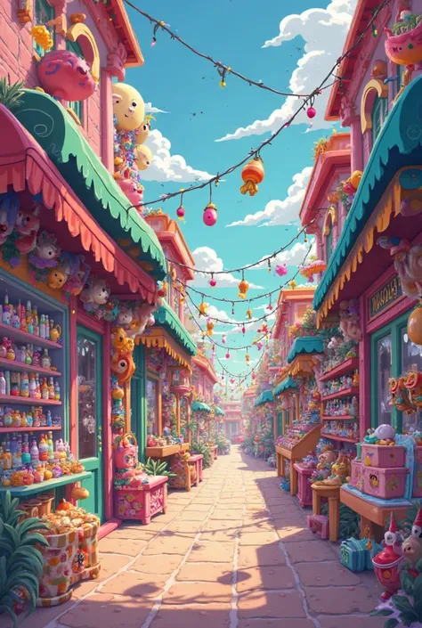 The company is called Dayl I need to create a cover that reflects the makeup, Piñateria and toy store que no sea muñecas si no lo relacionado con jugueteria, Piñateria and toy store