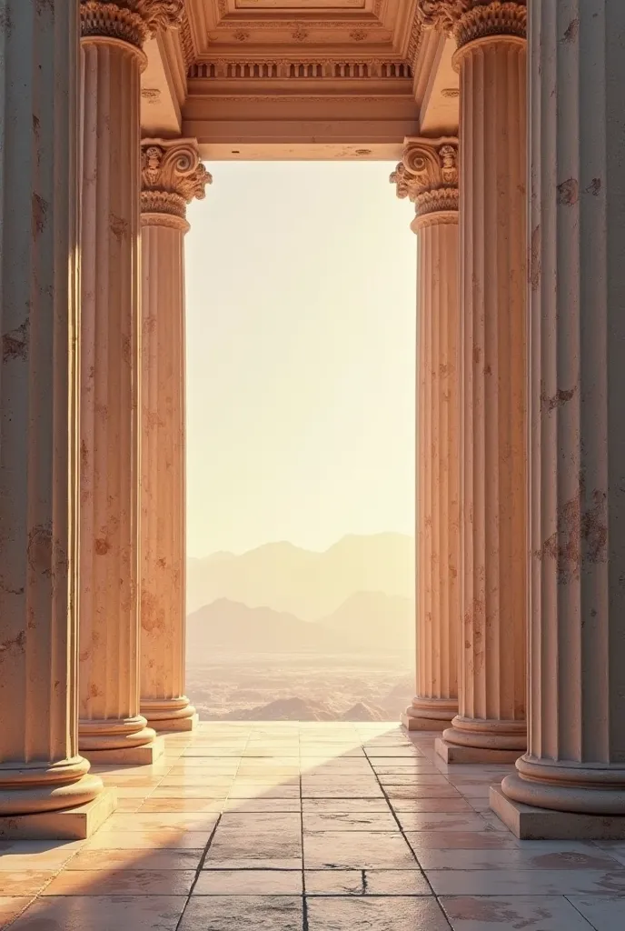 **Request for background design for banner:**  
" please, creates a high-resolution background image depicting the temple of the goddess Aphrodite. The design must include classical Greek elements, such as Doric or Ionic columns, ancient architectural deta...