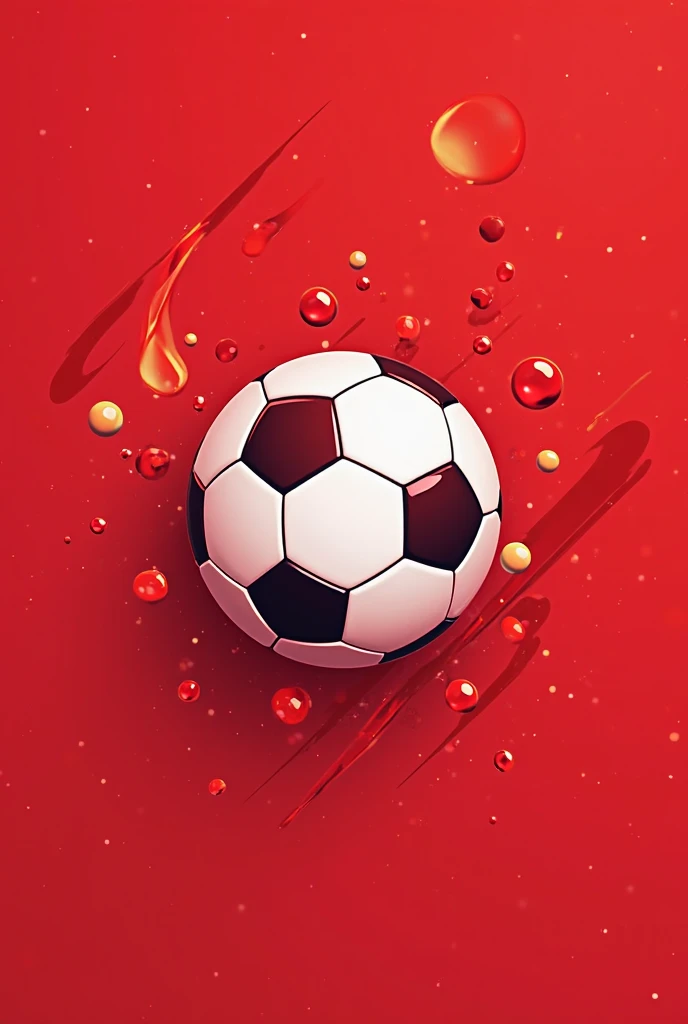 Make a football tournament  banner design. 
Tournament name : Chattogram Blood Donor Association Football Tournament . Background : Reddish one colour 
Arranged by : 450ML Blood Donor Association 
Make design with football and blood related 