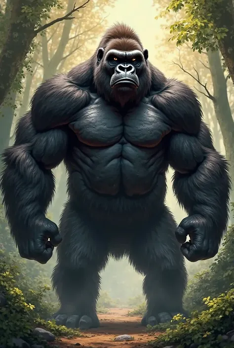 Create a strong gorilla