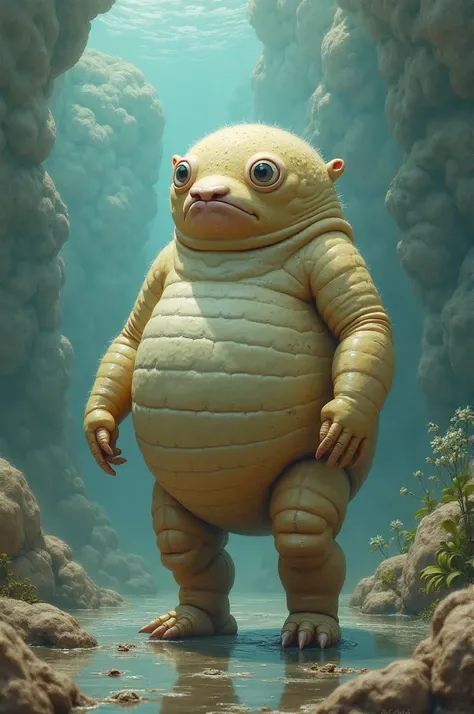 Make a Humanoid Tardigrade consider a human stature