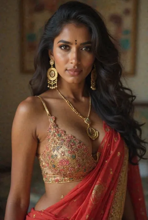 Indian beautiful woman with traditional jewelery while, bra and saree,The penis of a man enters the vagina of a woman. This process should happen slowly and smoothly, giving pleasure to both. Vaginal dryness can cause pain, so natural lubrication or a safe...