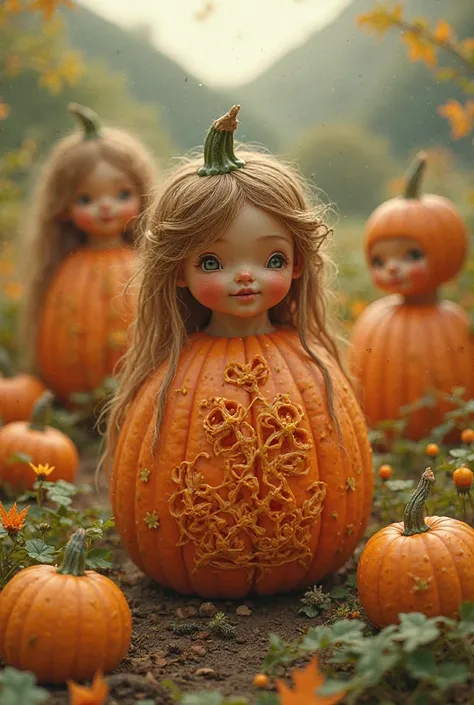 Girls made with pumpkin image 