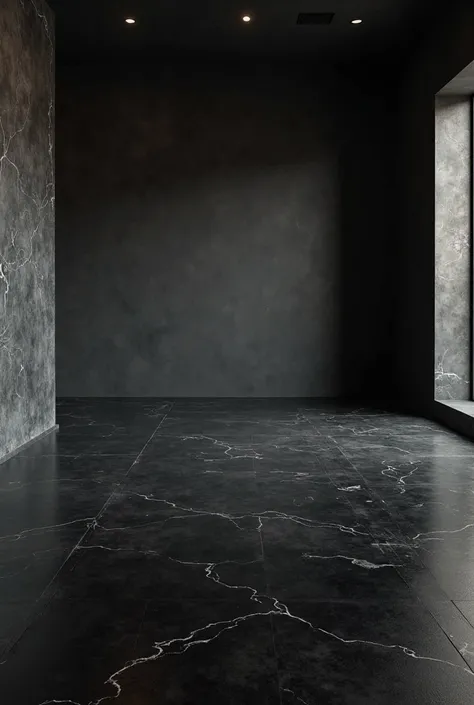 Smooth and black floor 