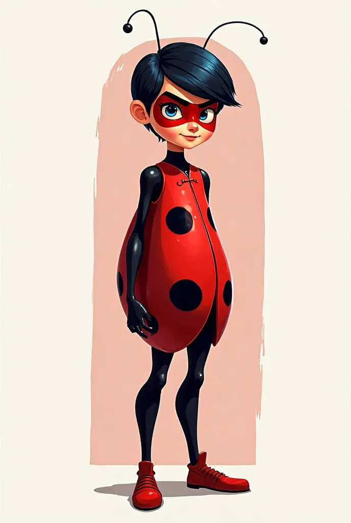 A ladybug de miraculous pelada
