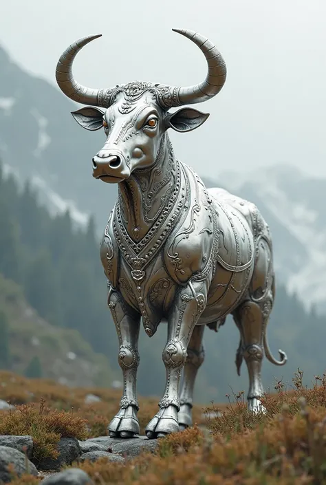  White Metal Ox