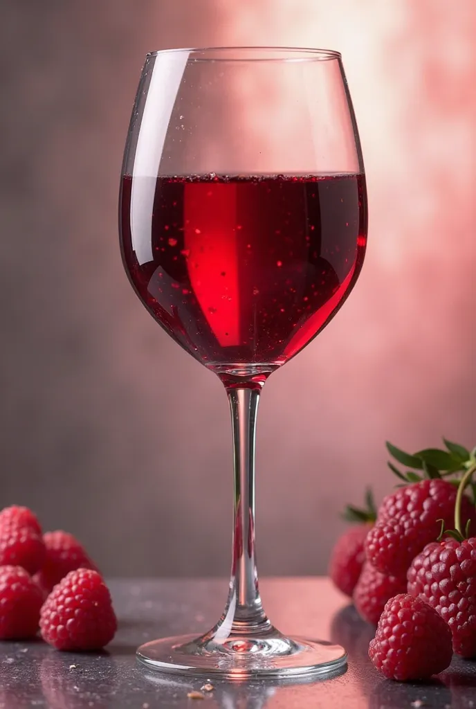 A crystal wine glass, filled 100% with a vibrant red wine, reaching the very edge of the glass. The glass it filled to the very top. The glass is filled to the absolute brim.