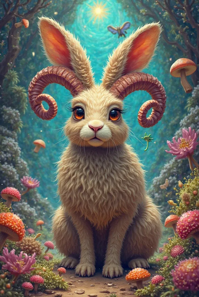 Hippy ram rabbit who ate hallucinogenic mushrooms 