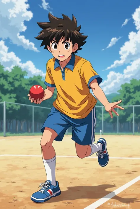 Animé style captain tsubasa, mais sur la pétanque. Le héros un jeune gitan, gentil, sympathique, héros de ce Shonen sportif. Avec des tournois des équipes des doublette, des triplettes. Animé sport, humour, Shonen, personnages attachants. Le dessin peut êt...