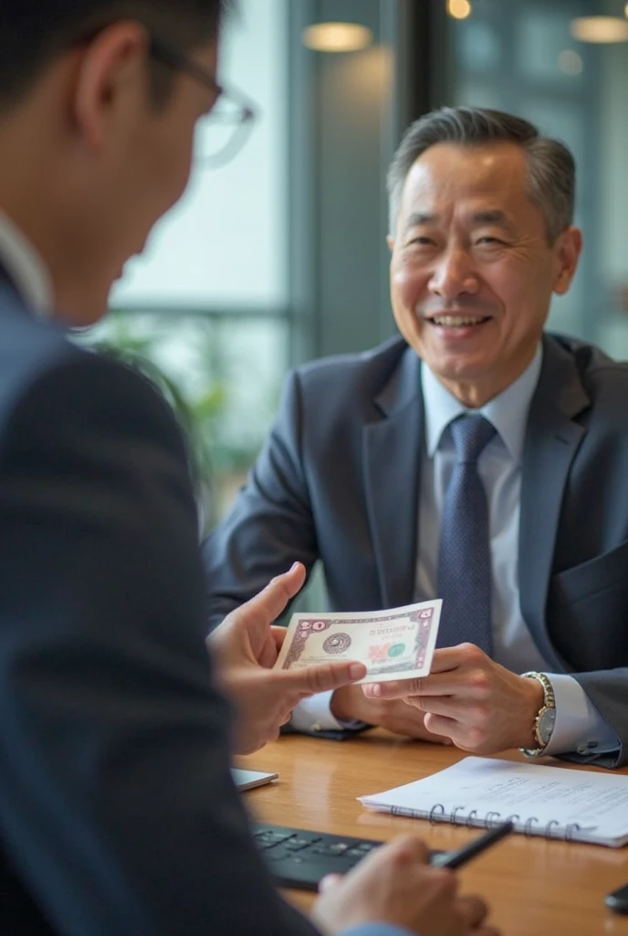 Professional photograph of an international payment transaction between an importer in Bolivia and an exporter in China. The image shows a professional in Bolivia making a bank transfer of the money, while an international payment process.  At the same tim...