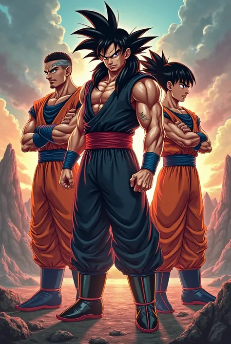 WWE'S Bloodline as DragonBall Z characters 