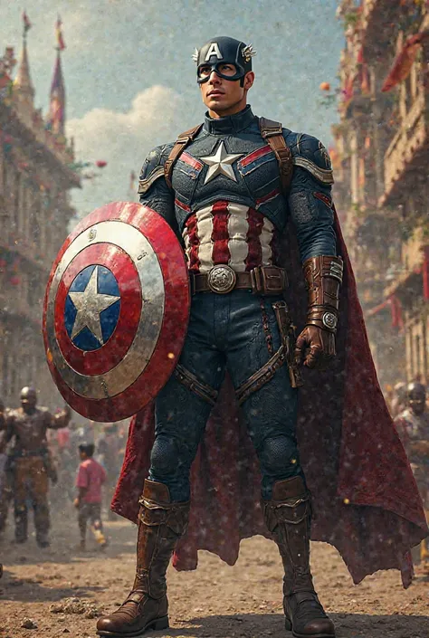 Create Captain America if you were born in other countries 