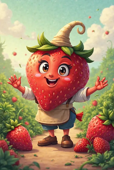 i want a picture of trademark of ariberrygany who sells a strawberry