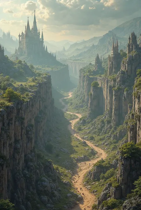 

The camera moves slowly over Azerion, a vast and mysterious world divided by gigantic stone walls that separate the four kingdoms.  As the camera advances , the scene shows the imposing borders between each territory.  on the left, Wonderland,  the Kingd...