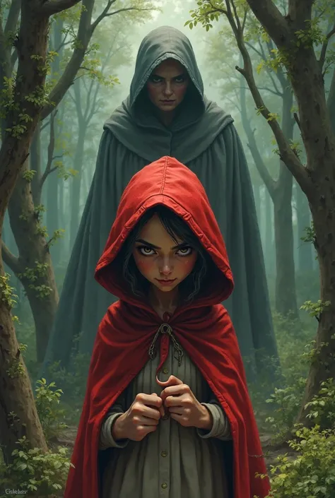 Make Little Red Riding Hood come up with an evil Colombo plan against his grandmother