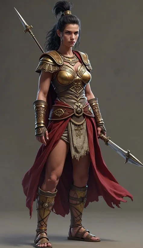 Cassandra Does the female protagonist in Assassin's Creed Odyssey.  that gives her an advantage in battle :
 * anatomy:
   * Kassandra hat einen athletischen und muskulösen anatomy, that reflects her warrior skills.
   * Her stature is strong, But still ag...