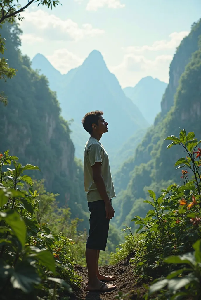 First person in a very beautiful place in Brazil 