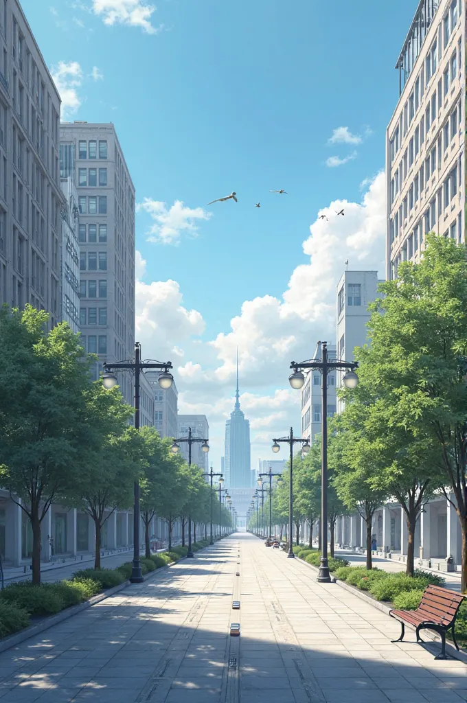 I want a outdoor in  realistic city, an ordinary city and the empty outdoor 