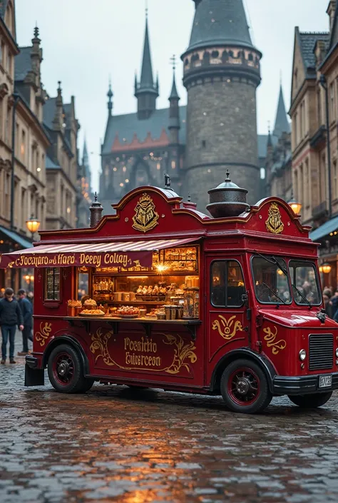 Create Harry Potter-themed food truck menus