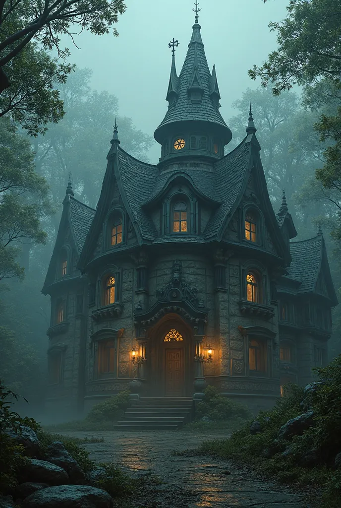  Create a Witch House for me inside 