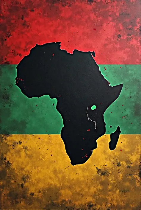 PAN-AFRICANIST FLAG RED BLACK AND GREEN