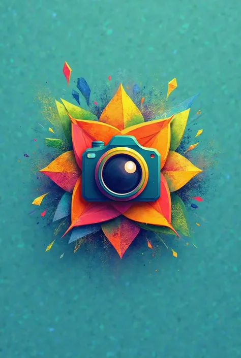 Colourful logo for a photography company 