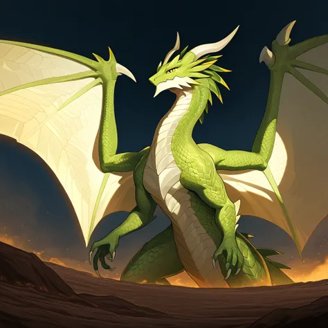 masterpiece, best quality, dragon, without humans, Alone, open wings, winds, IN THE SKY, happy pose, full body 