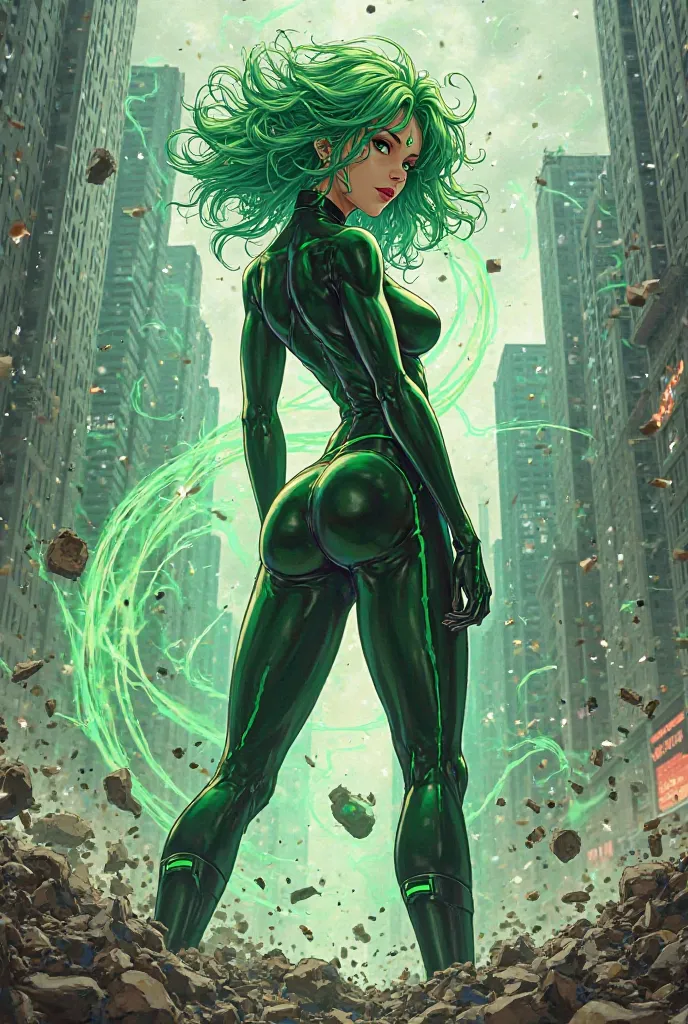 Tatsumaki from One Punch Man with a Big Ass 