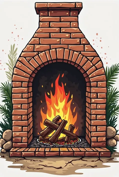 Create logos for a brick grill construction company whose name is: Brasartes Churrasqueiras. Enter contact information: WhatsApp 61 99205-4990 e instagram @Brasarte grills and grills. Finally, Put the information: We Build Barbecues, pizza ovens, and wood ...