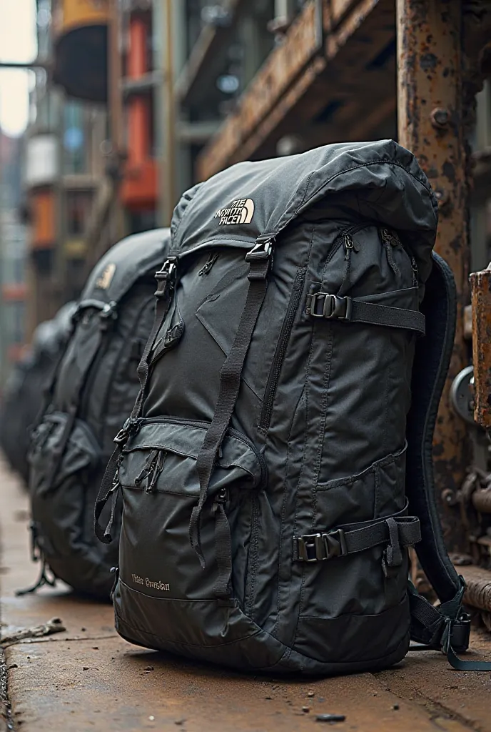 Sequence of use industrial design North face backpacks