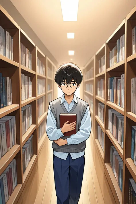 
Glasses, boys,1人の boys,Otaku,Books,Booksを読んでいる, boy, youth,Japanese clothing,Wear warm clothes, short hair