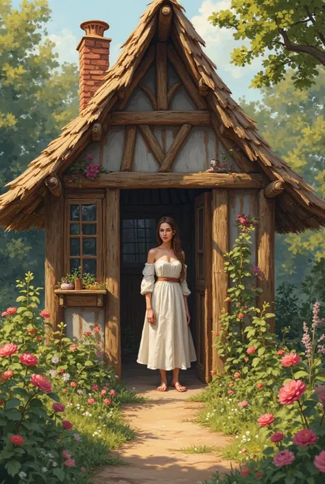 Woman in a Little House 