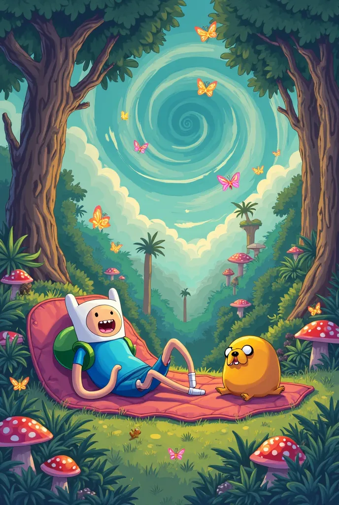 Adventure time smoking marijuana